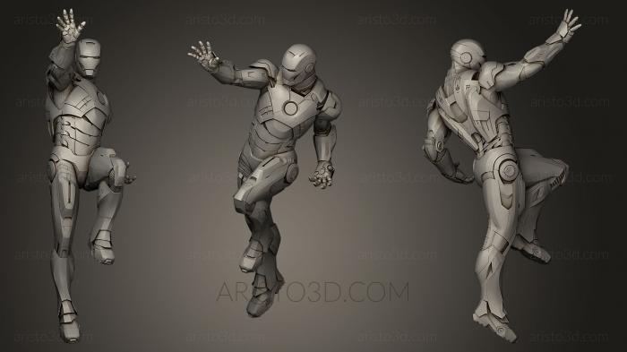 Figurines heroes, monsters and demons (STKM_0243) 3D model for CNC machine